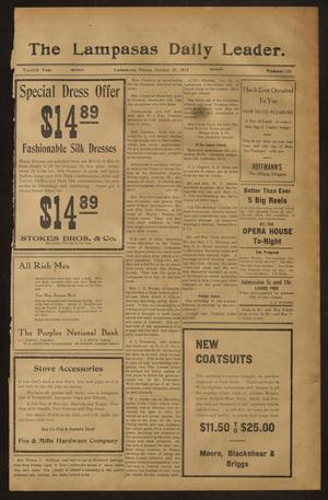 The Lampasas Daily Leader. (Lampasas, Tex.), Vol. 12, No. 199, Ed. 1 Monday, October 25, 1915