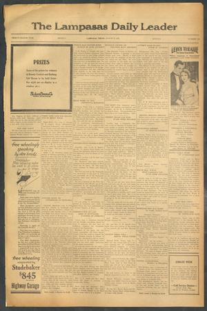 The Lampasas Daily Leader (Lampasas, Tex.), Vol. 28, No. 128, Ed. 1 Monday, August 3, 1931