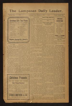The Lampasas Daily Leader. (Lampasas, Tex.), Vol. 7, No. 2102, Ed. 1 Friday, December 16, 1910