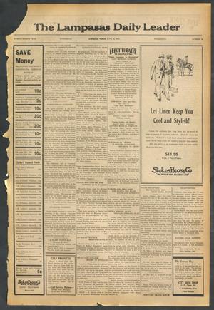 The Lampasas Daily Leader (Lampasas, Tex.), Vol. 28, No. 94, Ed. 1 Wednesday, June 24, 1931