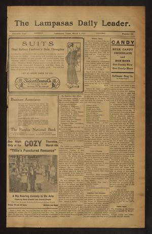 The Lampasas Daily Leader. (Lampasas, Tex.), Vol. 11, No. 306, Ed. 1 Wednesday, March 3, 1915