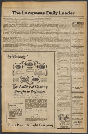 The Lampasas Daily Leader (Lampasas, Tex.), Vol. 27, No. 218, Ed. 1 Tuesday, November 18, 1930
