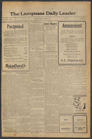 The Lampasas Daily Leader (Lampasas, Tex.), Vol. 27, No. 182, Ed. 1 Monday, October 6, 1930