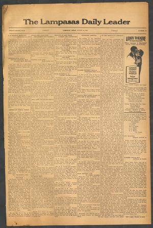 The Lampasas Daily Leader (Lampasas, Tex.), Vol. 28, No. 141, Ed. 1 Tuesday, August 18, 1931