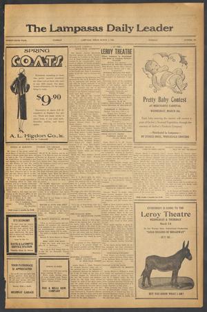 The Lampasas Daily Leader (Lampasas, Tex.), Vol. 26, No. 307, Ed. 1 Tuesday, March 4, 1930