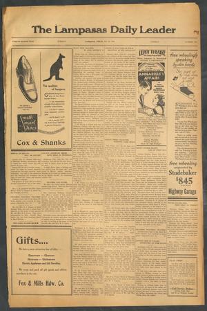 The Lampasas Daily Leader (Lampasas, Tex.), Vol. 28, No. 123, Ed. 1 Tuesday, July 28, 1931