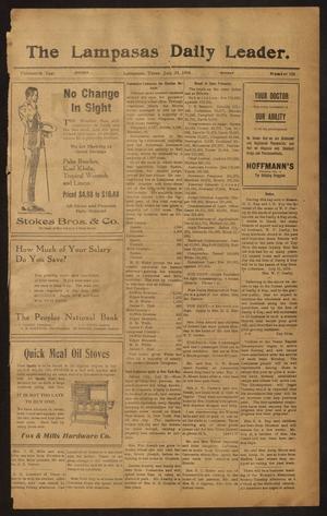 The Lampasas Daily Leader. (Lampasas, Tex.), Vol. 13, No. 126, Ed. 1 Monday, July 31, 1916