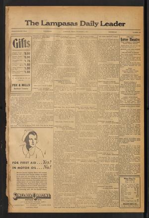 The Lampasas Daily Leader (Lampasas, Tex.), Vol. 28, No. 230, Ed. 1 Wednesday, December 2, 1931