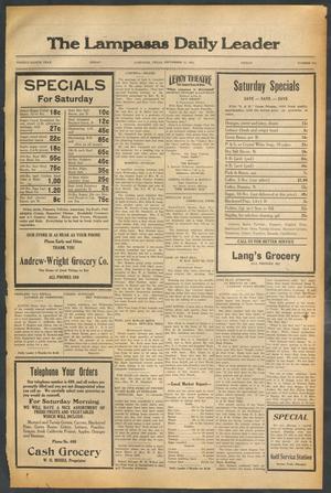 The Lampasas Daily Leader (Lampasas, Tex.), Vol. 28, No. 162, Ed. 1 Friday, September 11, 1931