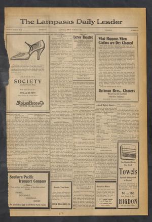 The Lampasas Daily Leader (Lampasas, Tex.), Vol. 28, No. 11, Ed. 1 Thursday, March 19, 1931