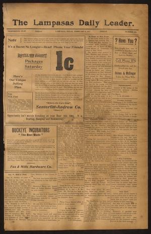 The Lampasas Daily Leader. (Lampasas, Tex.), Vol. 13, No. 290, Ed. 1 Friday, February 9, 1917