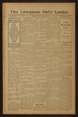 The Lampasas Daily Leader. (Lampasas, Tex.), Vol. 7, No. 2110, Ed. 1 Wednesday, December 28, 1910