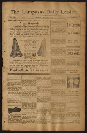 The Lampasas Daily Leader. (Lampasas, Tex.), Vol. 6, No. 1857, Ed. 1 Friday, March 4, 1910