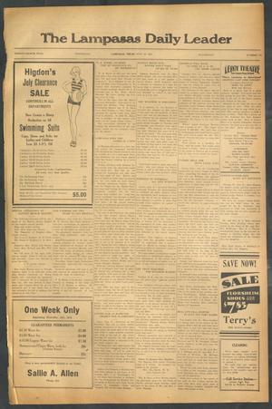 The Lampasas Daily Leader (Lampasas, Tex.), Vol. 28, No. 118, Ed. 1 Wednesday, July 22, 1931