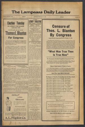 The Lampasas Daily Leader (Lampasas, Tex.), Vol. 27, No. 63, Ed. 1 Monday, May 19, 1930