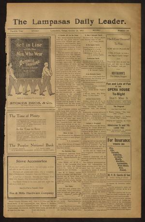 The Lampasas Daily Leader. (Lampasas, Tex.), Vol. 12, No. 198, Ed. 1 Saturday, October 23, 1915