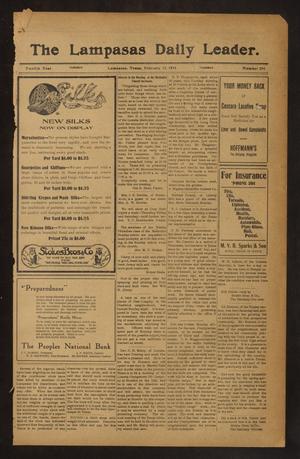The Lampasas Daily Leader. (Lampasas, Tex.), Vol. 12, No. 294, Ed. 1 Tuesday, February 15, 1916