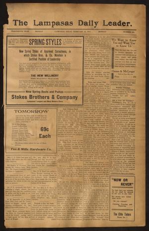 The Lampasas Daily Leader. (Lampasas, Tex.), Vol. 13, No. 298, Ed. 1 Monday, February 19, 1917