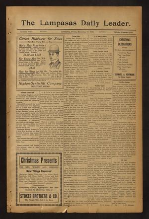 The Lampasas Daily Leader. (Lampasas, Tex.), Vol. 7, No. 2103, Ed. 1 Saturday, December 17, 1910