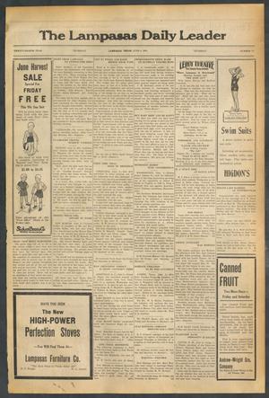 The Lampasas Daily Leader (Lampasas, Tex.), Vol. 28, No. 77, Ed. 1 Thursday, June 4, 1931