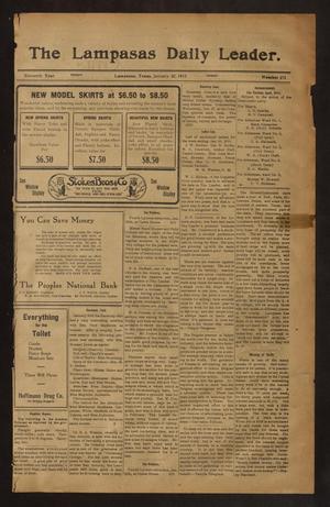 The Lampasas Daily Leader. (Lampasas, Tex.), Vol. 11, No. 272, Ed. 1 Friday, January 22, 1915