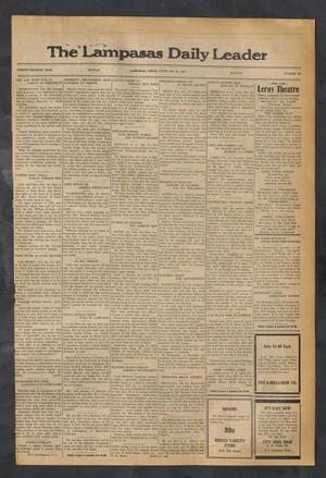 The Lampasas Daily Leader (Lampasas, Tex.), Vol. 27, No. 299, Ed. 1 Monday, February 23, 1931