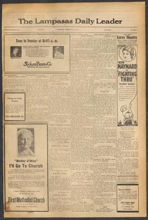 The Lampasas Daily Leader (Lampasas, Tex.), Vol. 28, No. 55, Ed. 1 Saturday, May 9, 1931