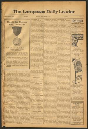 The Lampasas Daily Leader (Lampasas, Tex.), Vol. 28, No. 187, Ed. 1 Saturday, October 10, 1931