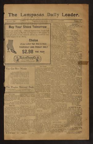 The Lampasas Daily Leader. (Lampasas, Tex.), Vol. 11, No. 270, Ed. 1 Wednesday, January 20, 1915