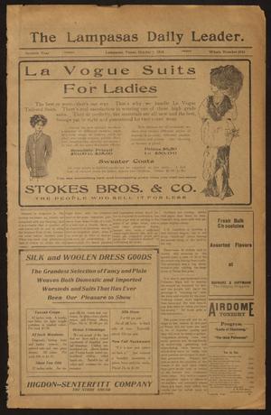The Lampasas Daily Leader. (Lampasas, Tex.), Vol. 7, No. 2042, Ed. 1 Friday, October 7, 1910
