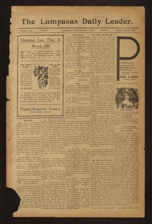 The Lampasas Daily Leader. (Lampasas, Tex.), Vol. 7, No. 2089, Ed. 1 Thursday, December 1, 1910