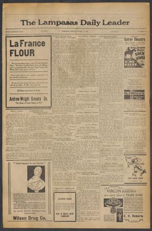 The Lampasas Daily Leader (Lampasas, Tex.), Vol. 27, No. 199, Ed. 1 Saturday, October 25, 1930