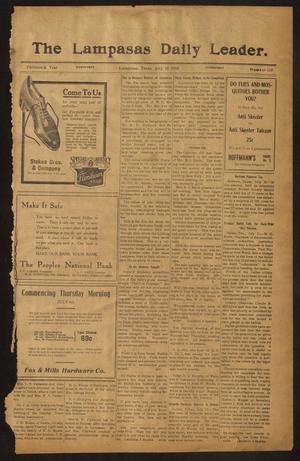 The Lampasas Daily Leader. (Lampasas, Tex.), Vol. 13, No. 110, Ed. 1 Wednesday, July 12, 1916