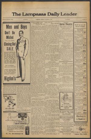 The Lampasas Daily Leader (Lampasas, Tex.), Vol. 27, No. 211, Ed. 1 Saturday, November 8, 1930