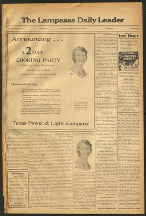 The Lampasas Daily Leader (Lampasas, Tex.), Vol. 28, No. 216, Ed. 1 Saturday, November 14, 1931