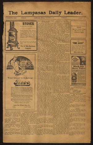 The Lampasas Daily Leader. (Lampasas, Tex.), Vol. 14, No. 207, Ed. 1 Tuesday, November 6, 1917