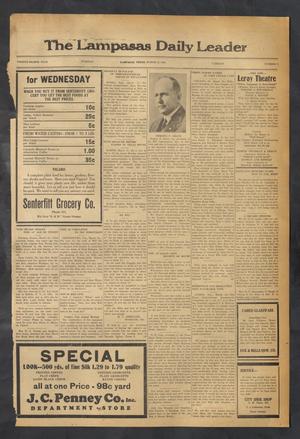 The Lampasas Daily Leader (Lampasas, Tex.), Vol. 28, No. 9, Ed. 1 Tuesday, March 17, 1931