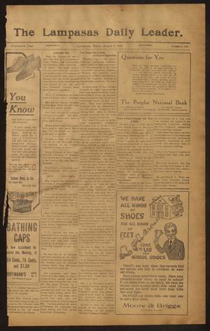 The Lampasas Daily Leader. (Lampasas, Tex.), Vol. 13, No. 134, Ed. 1 Wednesday, August 9, 1916