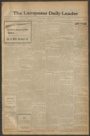 The Lampasas Daily Leader (Lampasas, Tex.), Vol. 27, No. 153, Ed. 1 Tuesday, September 2, 1930