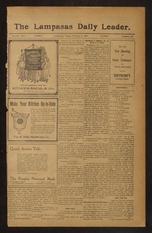 The Lampasas Daily Leader. (Lampasas, Tex.), Vol. 12, No. 284, Ed. 1 Thursday, February 3, 1916