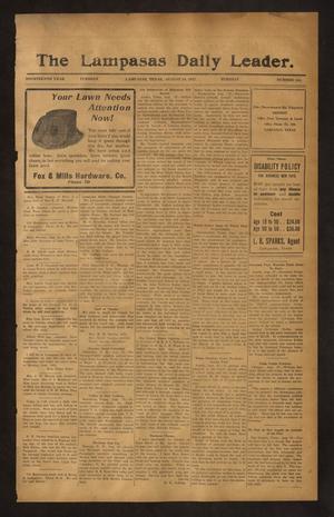 The Lampasas Daily Leader. (Lampasas, Tex.), Vol. 14, No. 148, Ed. 1 Tuesday, August 28, 1917