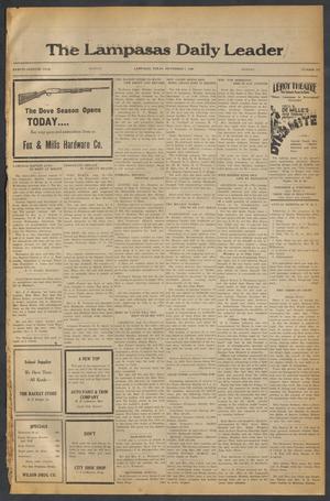 The Lampasas Daily Leader (Lampasas, Tex.), Vol. 27, No. 152, Ed. 1 Monday, September 1, 1930