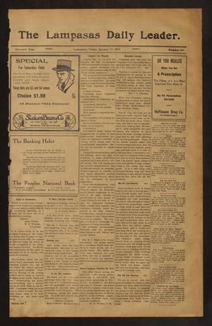 The Lampasas Daily Leader. (Lampasas, Tex.), Vol. 11, No. 266, Ed. 1 Friday, January 15, 1915