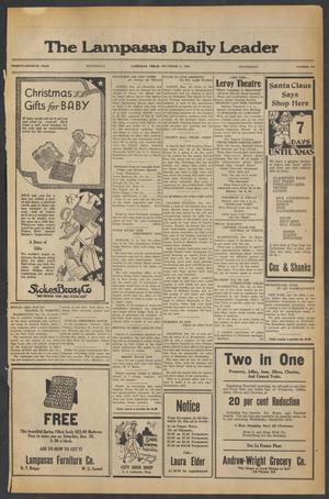 The Lampasas Daily Leader (Lampasas, Tex.), Vol. 27, No. 242, Ed. 1 Wednesday, December 17, 1930