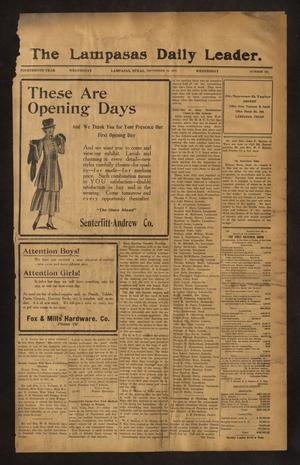 The Lampasas Daily Leader. (Lampasas, Tex.), Vol. 14, No. 167, Ed. 1 Wednesday, September 19, 1917