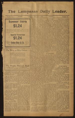 The Lampasas Daily Leader. (Lampasas, Tex.), Vol. 12, No. 105, Ed. 1 Wednesday, July 7, 1915