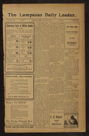 The Lampasas Daily Leader. (Lampasas, Tex.), Vol. 12, No. 272, Ed. 1 Thursday, January 20, 1916
