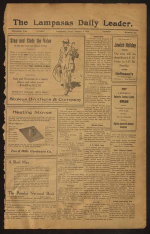 The Lampasas Daily Leader. (Lampasas, Tex.), Vol. 13, No. 183, Ed. 1 Thursday, October 5, 1916