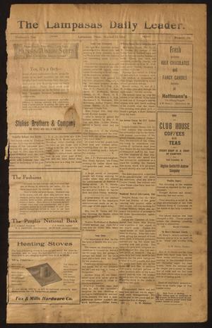 The Lampasas Daily Leader. (Lampasas, Tex.), Vol. 13, No. 190, Ed. 1 Friday, October 13, 1916