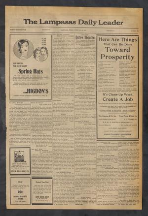 The Lampasas Daily Leader (Lampasas, Tex.), Vol. 27, No. 301, Ed. 1 Wednesday, February 25, 1931